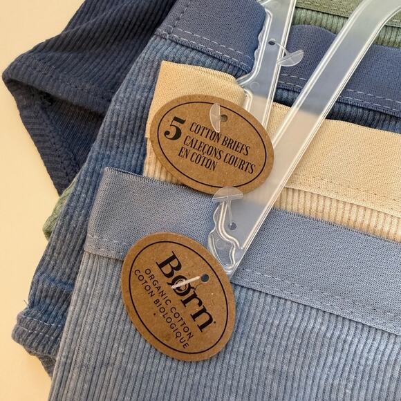 Born Organic Cotton Briefs SZ L NEW! - Picture 3 of 5